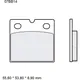Bremsklotz Sinter hinten SP Brembo Alternative: 7328909 passend