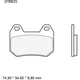 Bremsklotz Carbon Keramik Brembo Alternative: 7324064 passend f