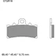 Bremsklotz Carbon Keramik CC Brembo Alternative: 7323629 passen