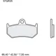 Brake pads sintered road rear SP BREMBO alternative: 7324106 fo