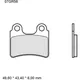 Bremsklotz Sinter SX Brembo Alternative: 7323264 passend für: B