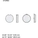 Bremsklotz Carbon Keramik Brembo Alternative: 7325954 passend f