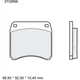 Bremsklotz Carbon Keramik Brembo Alternative: 7328388 passend f