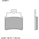 Bremsklotz Sinter SD Brembo Alternative: 7370154 passend für: K