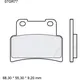 Brake pads sintered road front long life la BREMBO alternative: