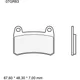 Bremsklotz Sinter vorne SA Brembo Alternative: 7370227 passend