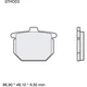 Bremsklotz Carbon Keramik Brembo Alternative: 7326630 passend f