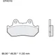 Bremsklotz Sinter LA Brembo Alternative: 7328545 passend für: H