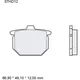 Bremsklotz Carbon Keramik Brembo Alternative: 7326135 passend f