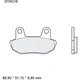 Bremsklotz Carbon Keramik Brembo Alternative: 7326960 passend f