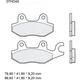 Bremsklotz Carbon Keramik Brembo Alternative: 7377658 passend f