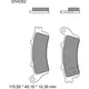 Bremsklotz Sinter hinten SP Brembo Alternative: 7323330 passend