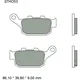 Bremsklotz Carbon Keramik CC Brembo Alternative: 7323215 passen