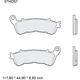 Bremsklotz Sinter LA Brembo Alternative: 7320435 passend für: H