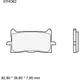 Bremsklotz Sinter LA Brembo Alternative: 7370182 passend für: H