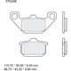 Bremsklotz Sinter vorne SA Brembo Alternative: 7328552 passend
