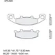 Bremsklotz Sinter vorne SA Brembo Alternative: 7328636 passend