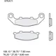 Brake pads sintered road front sa BREMBO alternative: 7375116 f