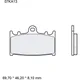 Brake pads sintered road front long life la BREMBO alternative: