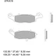 Bremsklotz Sinter LA Brembo Alternative: 7328859 passend für: K