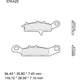 Bremsklotz Sinter SD Brembo Alternative: 7325707 passend für: K