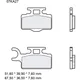 Brake pads sintered off - road sd BREMBO alternative: 7325582 f