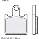 Bremsklotz Sinter LA Brembo Alternative: 7322175 passend für: K