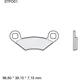 Brake pads sintered off - road sd BREMBO alternative: 7325426 f