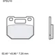 Bremsklotz Carbon Keramik Brembo Alternative: 7325400 passend f