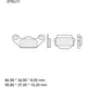 Bremsklotz Sinter SD Brembo Alternative: 7376601 passend für: K