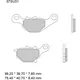 Brake pads sintered off - road sd BREMBO alternative: 7322084 f