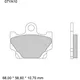 Bremsklotz Carbon Keramik Brembo Alternative: 7326903 passend f