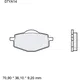 Brake pads sintered off - road sd BREMBO alternative: 7370169 f