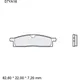 Brake pads sintered off - road sd BREMBO alternative: 7325392 f