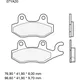 Sintered Rear Brake Pads for SP Brembo_0
