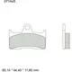 Bremsklotz Sinter SD Brembo Alternative: 7320419 passend für: Y