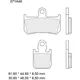 Carbon Ceramic Racing Brake Pads for RC Models_0