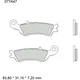 Sintered Bremsbelag SD für Off-Road_0
