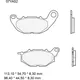 Bremsklotz Carbon Keramik CC Brembo Alternative: 7320107 passen