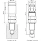 Entlüfterschraube mit Ventil M10X1 mm 16 mm passend für: BMW K,