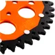 Kettenrad Dual 45Z Teilung 520 orange ZF Innendurchmesser 058 L