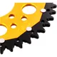 Rear sprocket dual 45 tooth pitch 520 gold ZF alternative: 7582