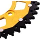 Kettenrad Dual 45Z Teilung 520 gold ZF Innendurchmesser 100 Loc