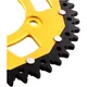 Kettenrad Dual 46Z Teilung 520 gold ZF Innendurchmesser 100 Loc