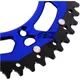 Rear sprocket dual 50 tooth pitch 520 blue ZF inner diameter 13