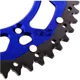 Kettenrad Dual 51Z Teilung 520 blau ZF Innendurchmesser 136 Loc