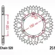 Alu-Kettenrad 48Z Teilung 520 silber JTA25148_1