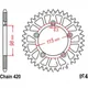 Alu-Kettenrad 46Z Teilung 420 silber_1