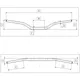 HANDLEBAR ALU BLACK 28MM OFFROAD_0