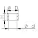Buchse DRUCKSTUFE Kayaba 6X8X3. 8 passend für: Husqvarna TC, CR